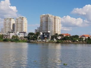 Bán biệt thự đang xây thô mặt tiền Nguyễn Văn Hưởng và sông Sài Gòn Thảo Điền
