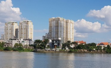 Bán biệt thự đang xây thô mặt tiền Nguyễn Văn Hưởng và sông Sài Gòn Thảo Điền