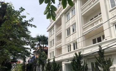 Bán căn hộ dịch vụ góc hai mặt tiền khu 215 Nguyễn Văn Hưởng Thảo Điền