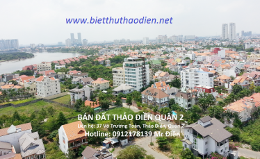 Dự án biệt thự Thảo Điền ven sông  Sài Gòn Quận 2